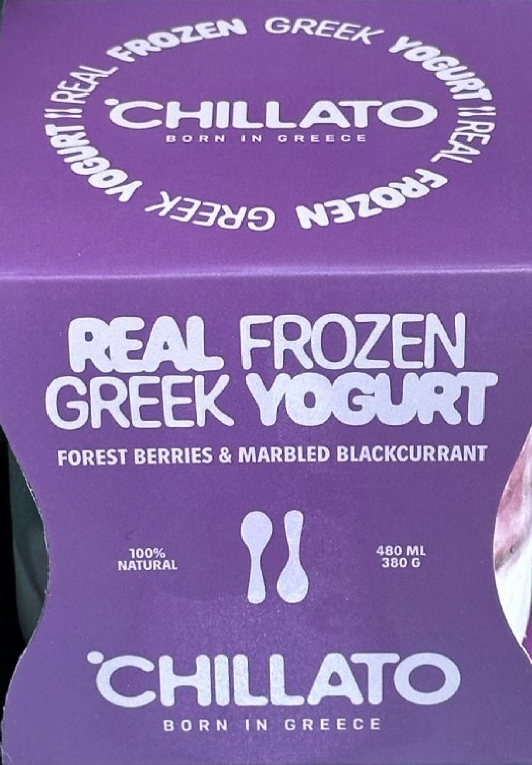 Frozen Yogurt Forest Berries & Blackcurrant 480ml Chillato